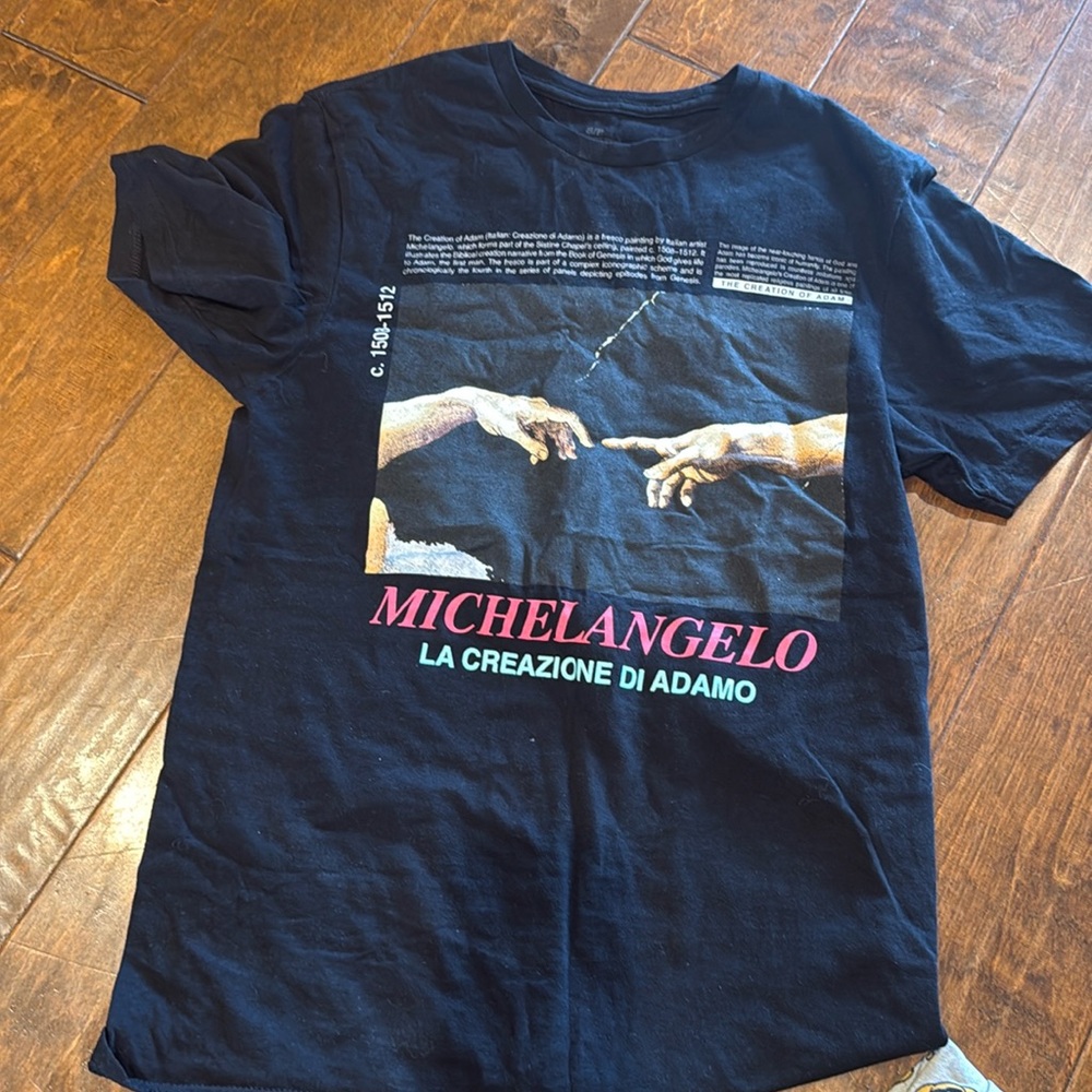 Michelangelo shirt purchased in Italy